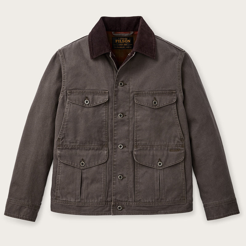 Rustic canvas journeyman jacket by Filson | Bark (Brown)