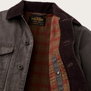 Rustic canvas journeyman jacket by Filson | Bark (Brown)