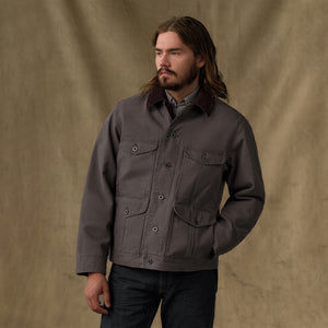 Rustic canvas journeyman jacket by Filson | Bark (Brown)