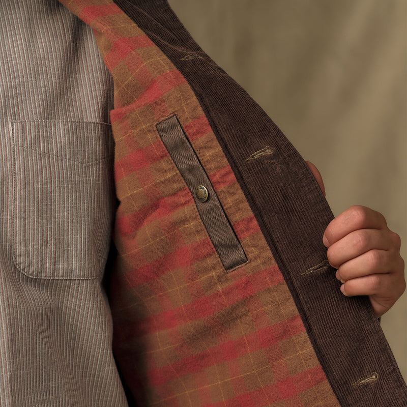 Rustic canvas journeyman jacket by Filson | Bark (Brown)