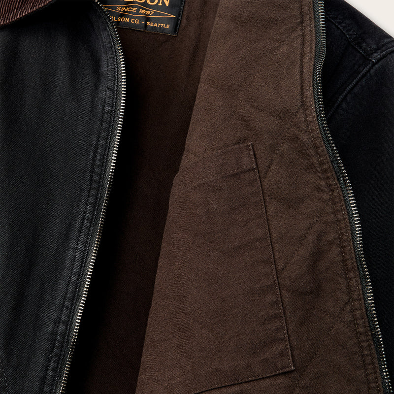 Denim tacoma jacket by Filson | Rinsed black (Black)