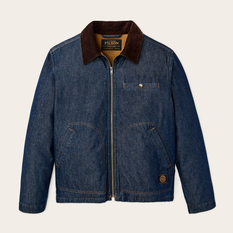 Denim tacoma jacket by Filson | Rinsed vintage indig (Blue)