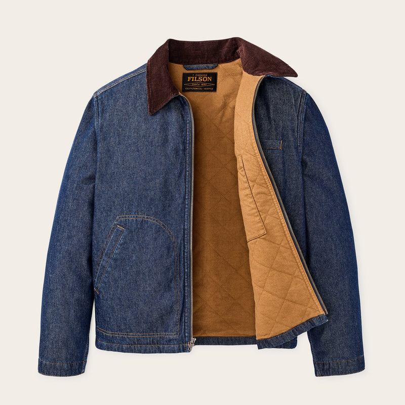 Denim tacoma jacket by Filson | Rinsed vintage indig (Blue)