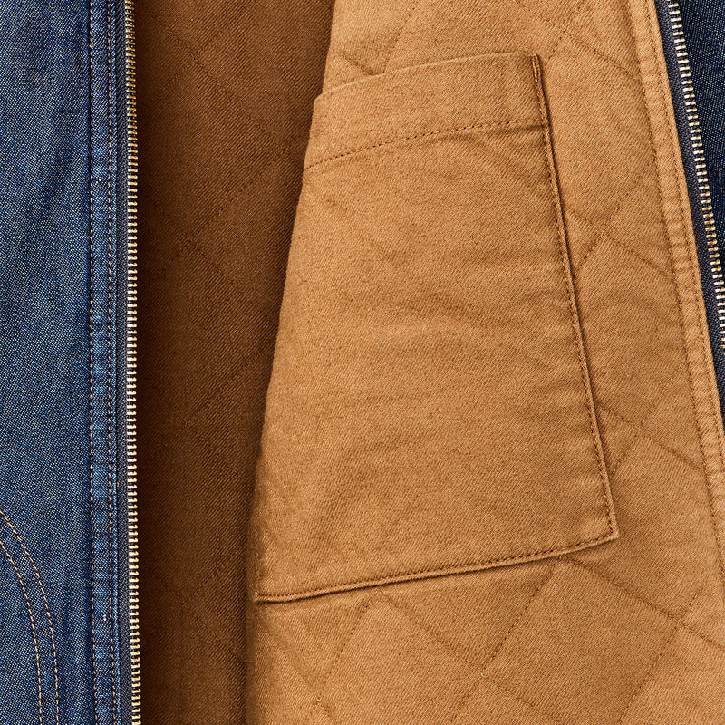 Denim tacoma jacket by Filson | Rinsed vintage indig (Blue)