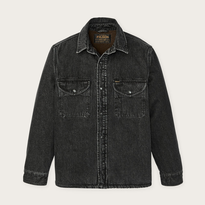 Denim jac-shirt par Filson | Vintage black (Black)