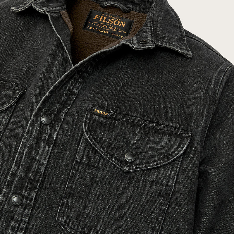 Denim jac-shirt par Filson | Vintage black (Black)