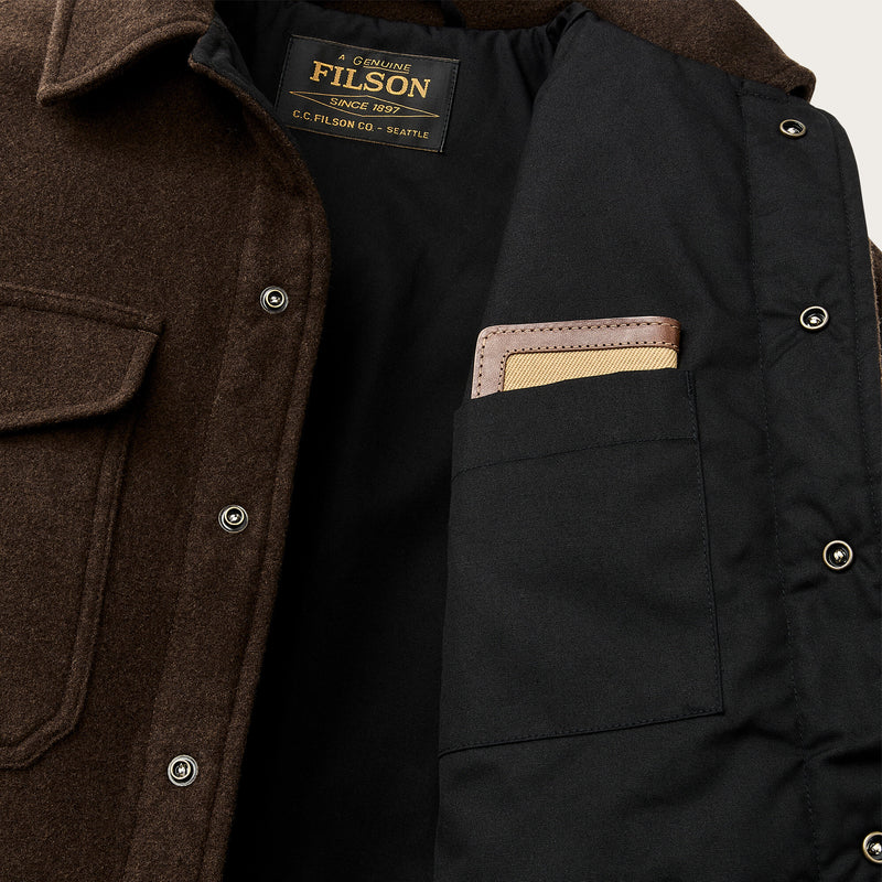 Insulated jac-shirt par Filson | Beaver brown (Brown)