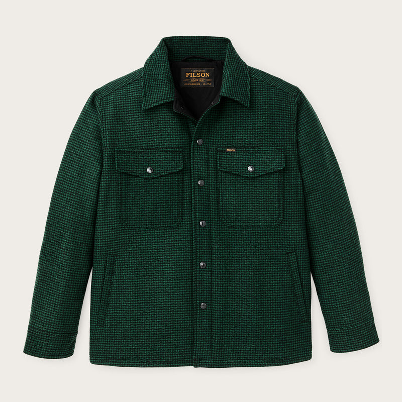 Insulated jac-shirt von Filson | Green / black plaid (Green)