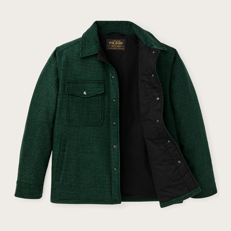 Insulated jac-shirt von Filson | Green / black plaid (Green)