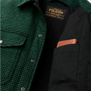 Insulated jac-shirt von Filson | Green / black plaid (Green)