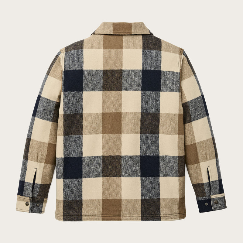 Insulated jac-shirt von Filson | Cream / navy plaid (Multicolor)