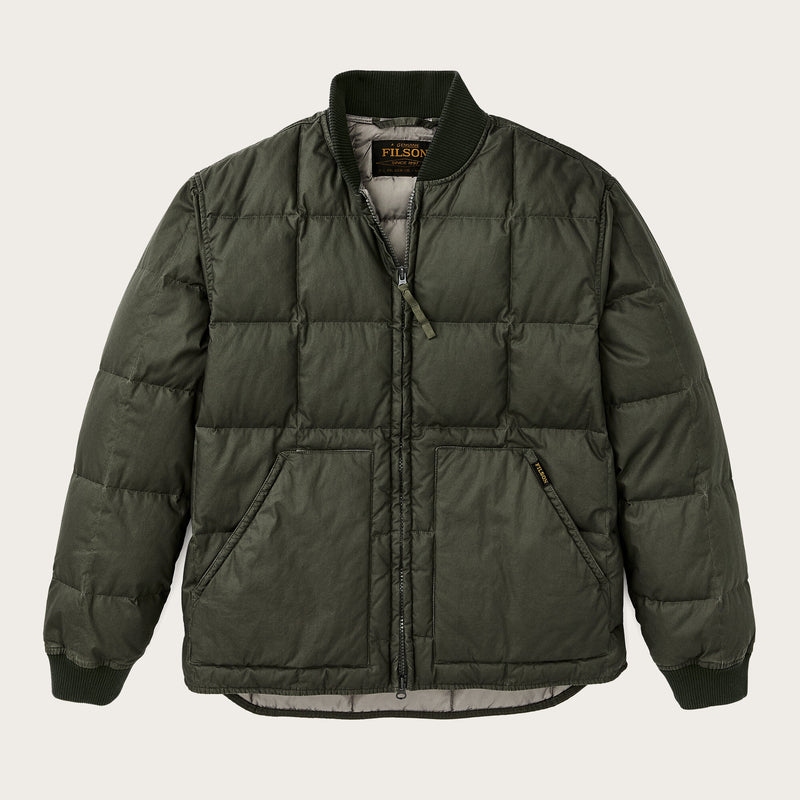 Heritage cotton down jacket par Filson | Beluga (Green)
