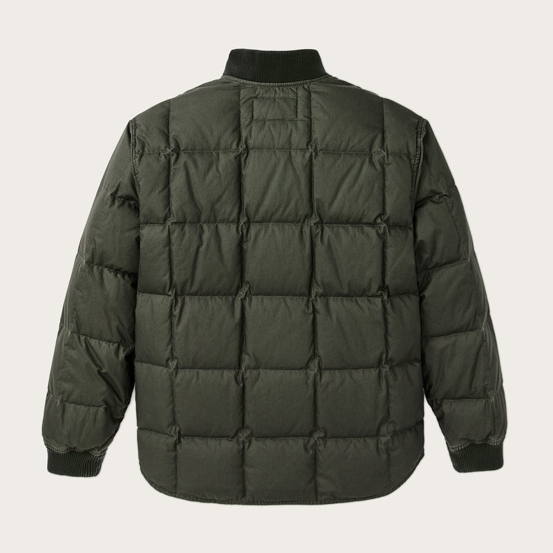 Heritage cotton down jacket par Filson | Beluga (Green)