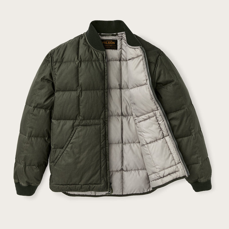 Heritage cotton down jacket par Filson | Beluga (Green)