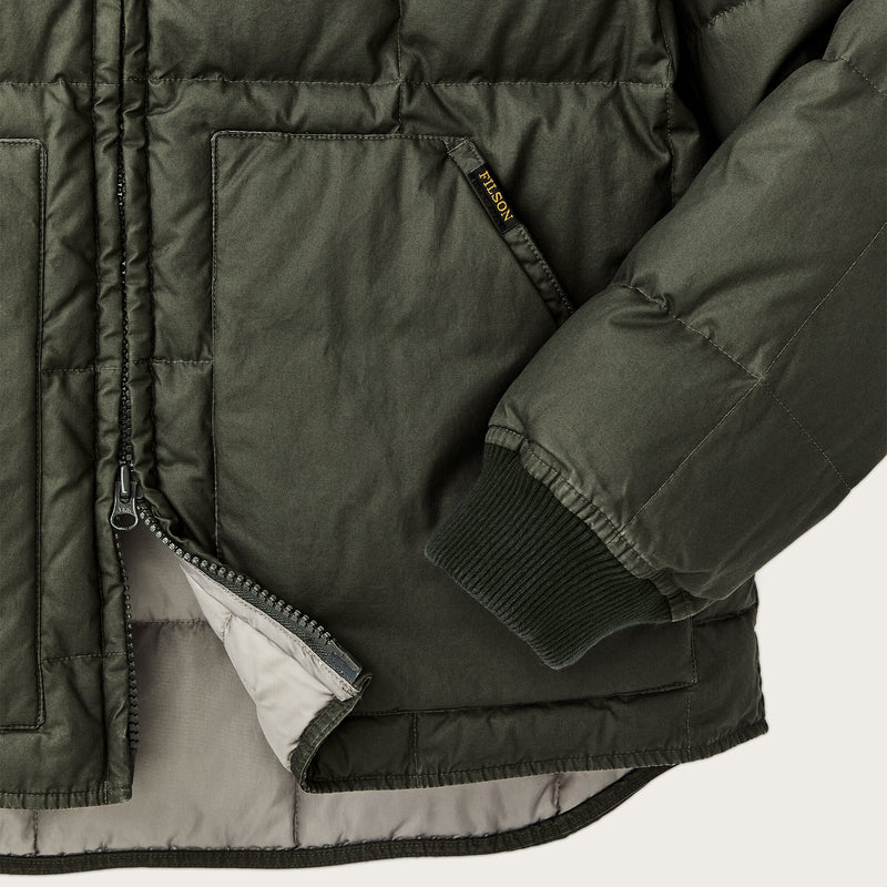 Heritage cotton down jacket par Filson | Beluga (Green)