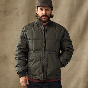 Heritage cotton down jacket par Filson | Beluga (Green)