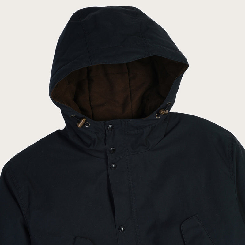 Waxed field down parka by Filson | Harbor blue (Blue)