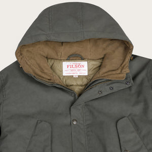 Waxed field down parka von Filson | Otter green (Green)