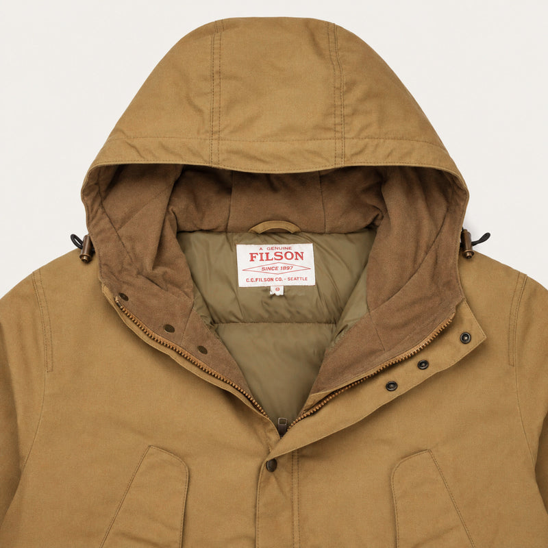 Waxed field down parka di Filson | Dark tan (Beige)