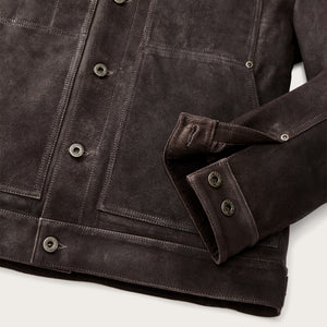 Waxed suede short cruiser by Filson | Dark brown (Brown)