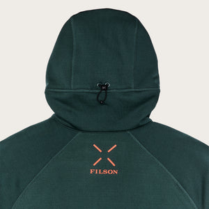 Felpa con cappuccio tactical filson x ten thousand di Filson | Dark spruce (Green)