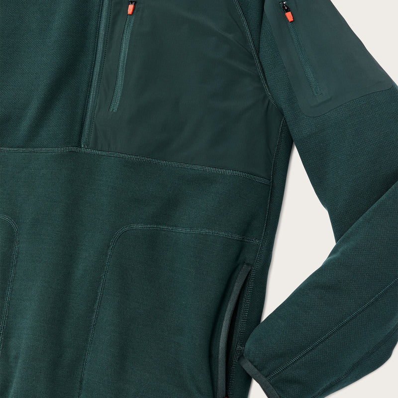 Felpa con cappuccio tactical filson x ten thousand di Filson | Dark spruce (Green)