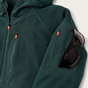 Felpa con cappuccio tactical filson x ten thousand di Filson | Dark spruce (Green)