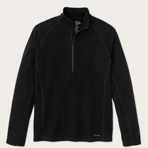 400g merino wool half-zip by Filson | Black (Black)