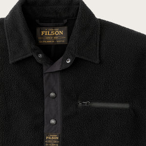 Pile fleece pullover by Filson | Black (Black)