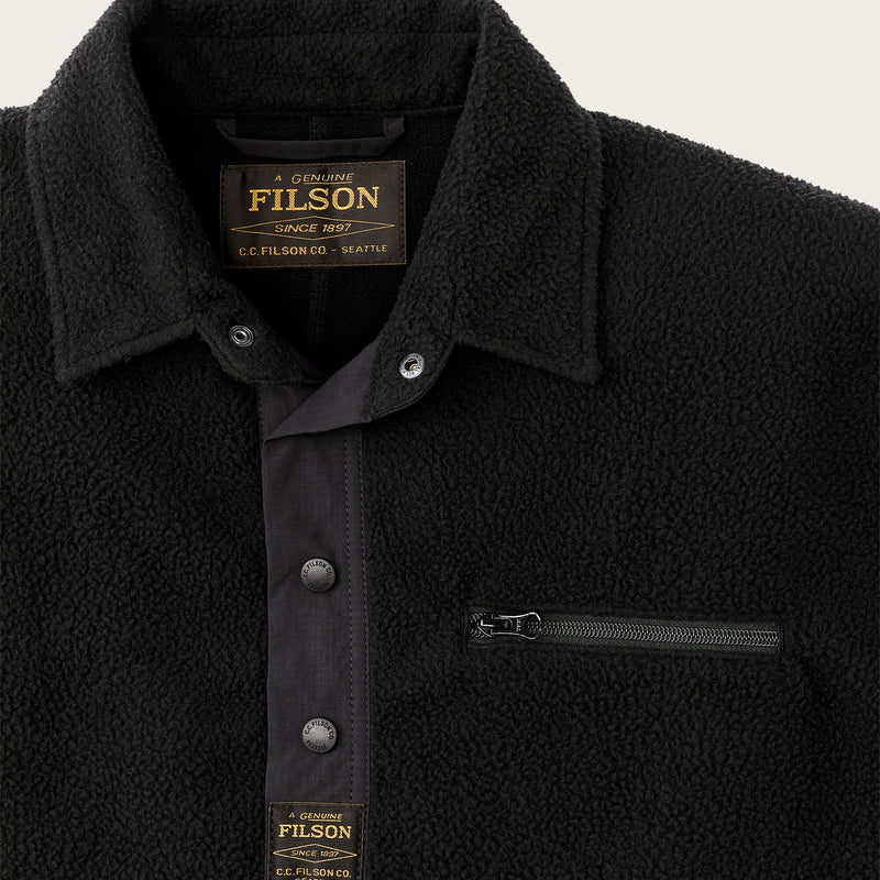 Pile fleece pullover by Filson | Black (Black)