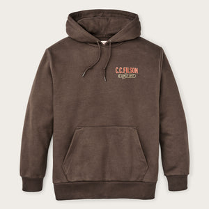 Prospector graphic hoodie by Filson | Dark brown / logging (Brown)