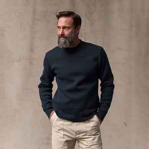 Cotton crewneck guide sweater di Filson | Dark navy (Blue)