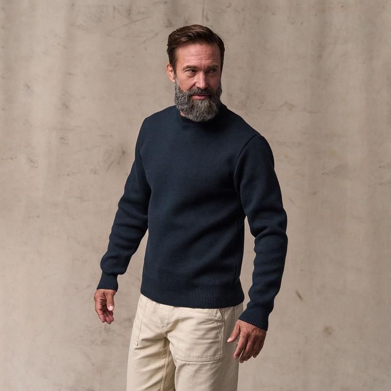 Cotton crewneck guide sweater di Filson | Dark navy (Blue)