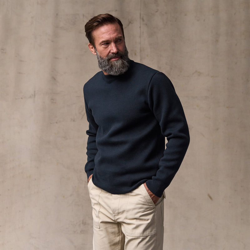 Cotton crewneck guide sweater di Filson | Dark navy (Blue)