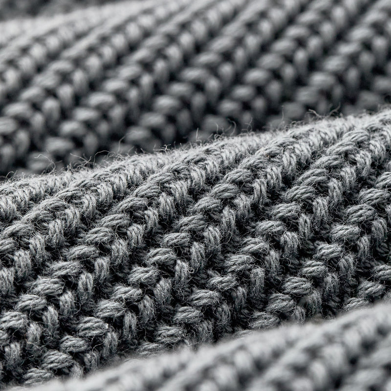 Vintage cotton shawl neck sweater par Filson | Charcoal (Gray)