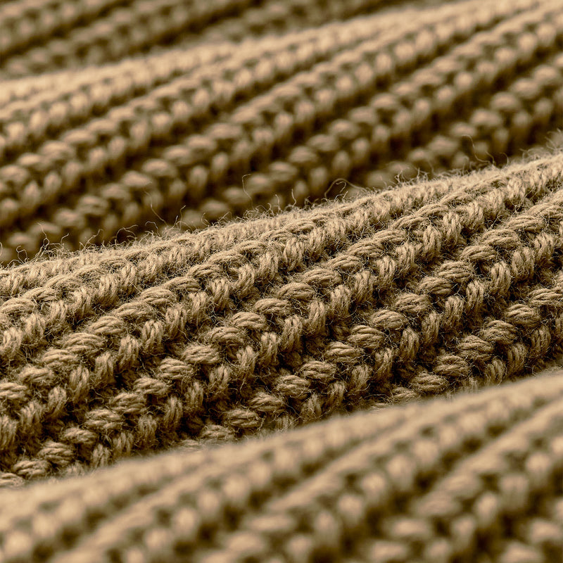 Vintage cotton shawl neck sweater par Filson | Cork (Beige)