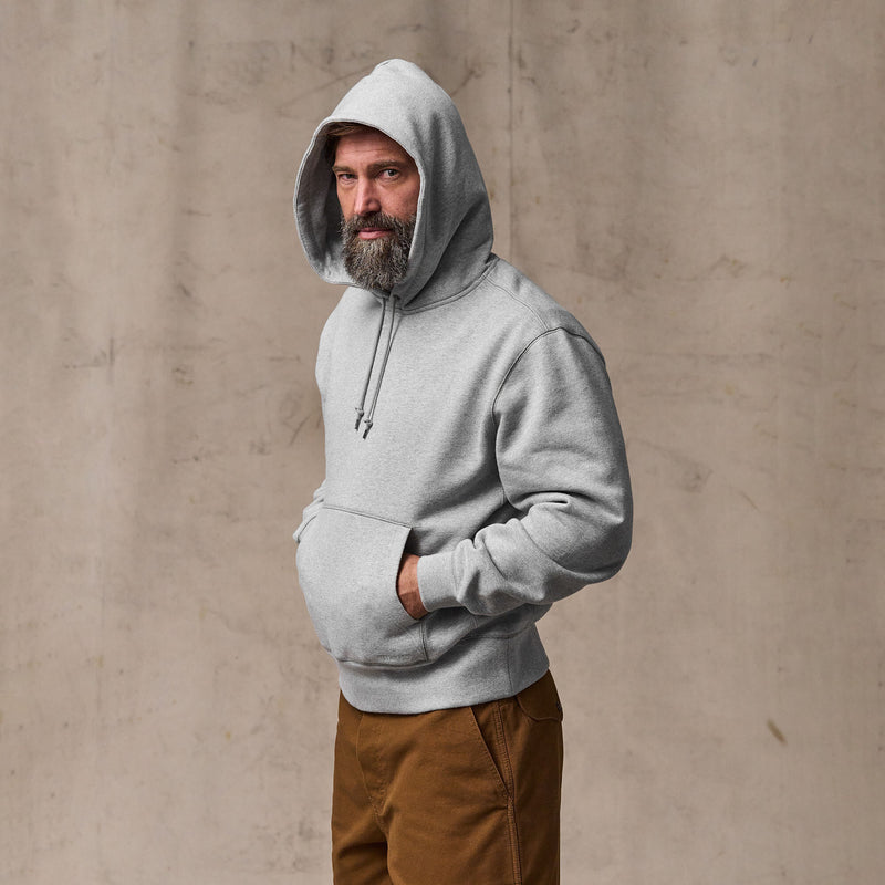 14-oz. heritage fleece hoodie by Filson | Gray heather (Gray)