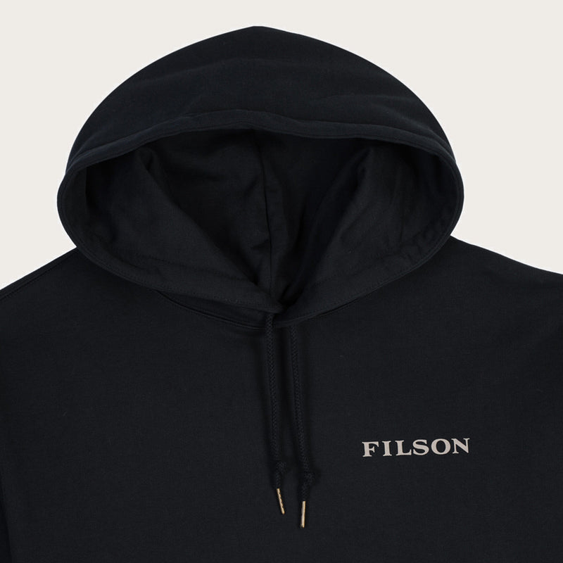 Outrider scenic hoodie by Filson | Black (Black)