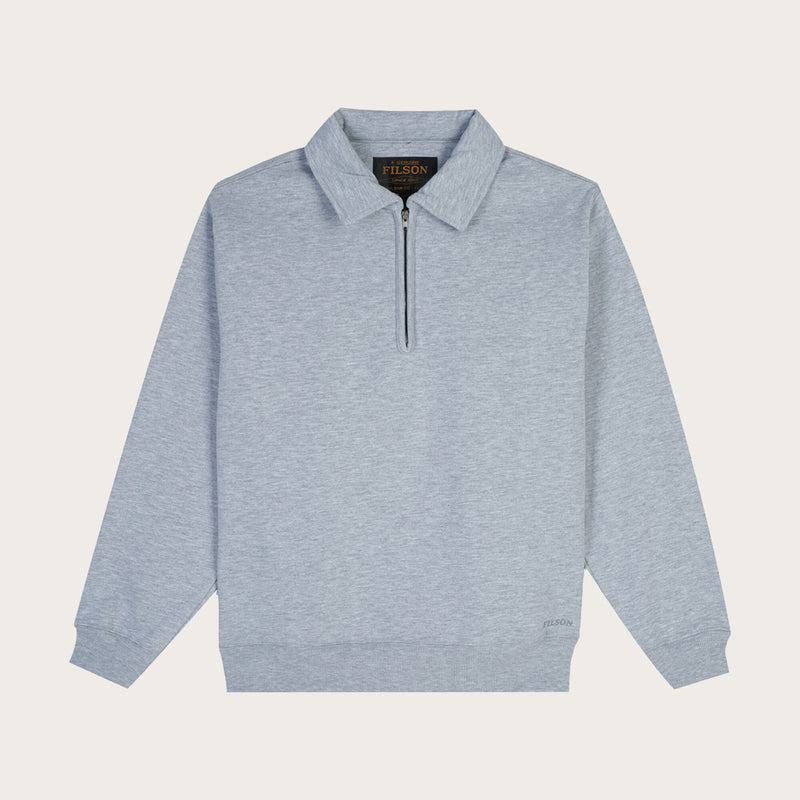 Outrider quarter zip fleece by Filson | Melange (Gray)