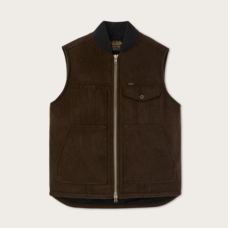 Spokane insulated work vest di Filson | Beaver brown (Brown)