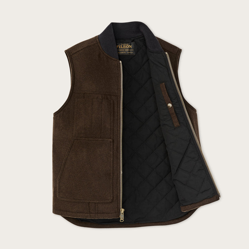 Spokane insulated work vest di Filson | Beaver brown (Brown)
