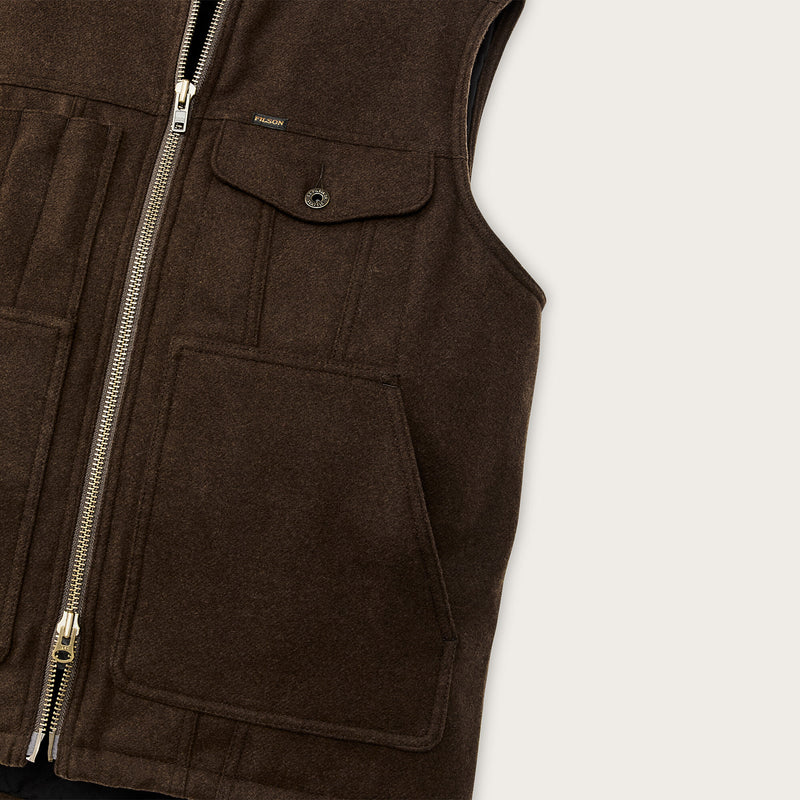 Spokane insulated work vest di Filson | Beaver brown (Brown)
