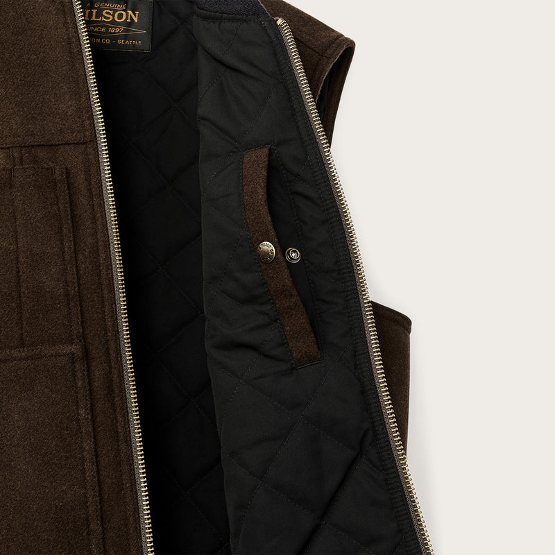 Spokane insulated work vest di Filson | Beaver brown (Brown)