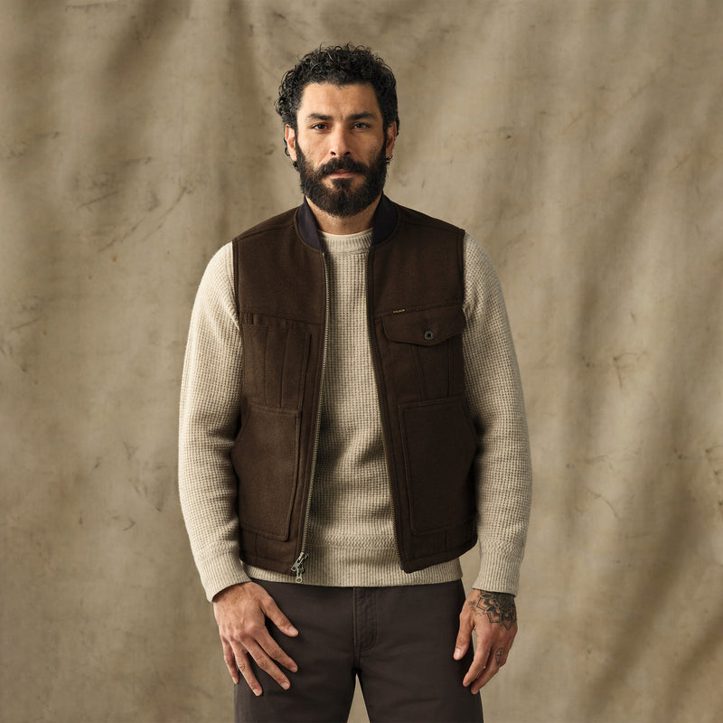 Spokane insulated work vest by Filson | Beaver brown (Brown)