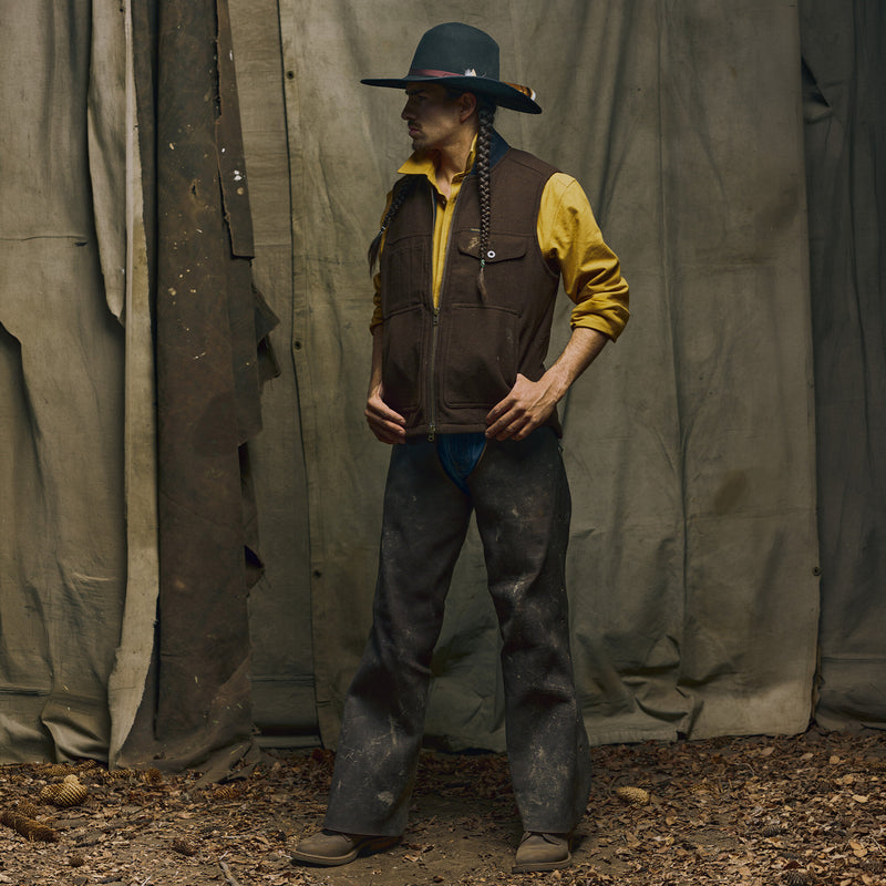 Spokane insulated work vest by Filson | Beaver brown (Brown)