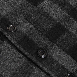 Mackinaw wool vest by Filson | Charcoal/black herit (Gray)