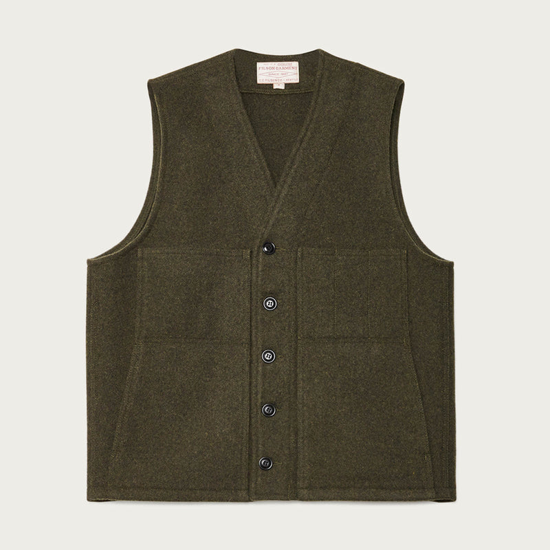 Mackinaw wool vest by Filson | Forest green (Green)
