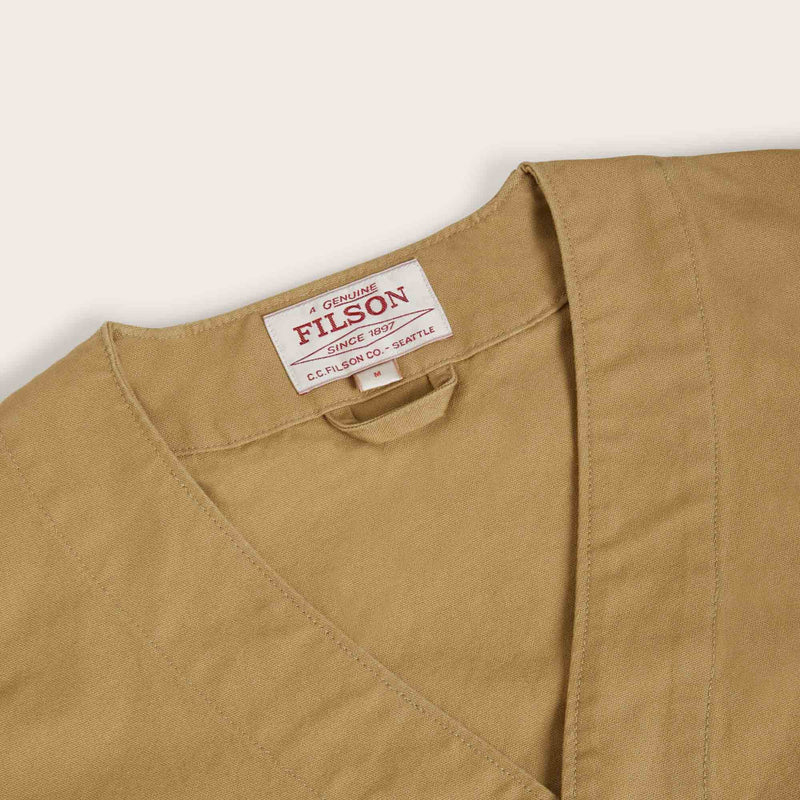 Dry tin vest von Filson | Tan (Beige)