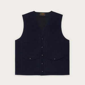 Dry tin indigo vest di Filson | Indigo (Blue)