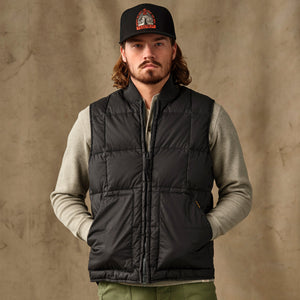 Heritage cotton down vest par Filson | Black (Black)